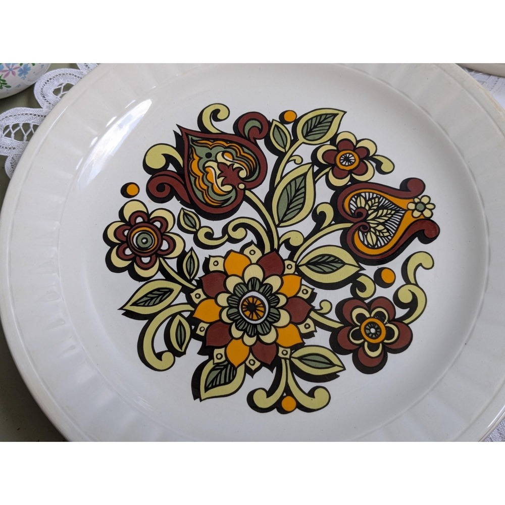 Set of 4 Tanya English Ironstone Dinner Plates, Staffordshire England - Picture 3 of 5